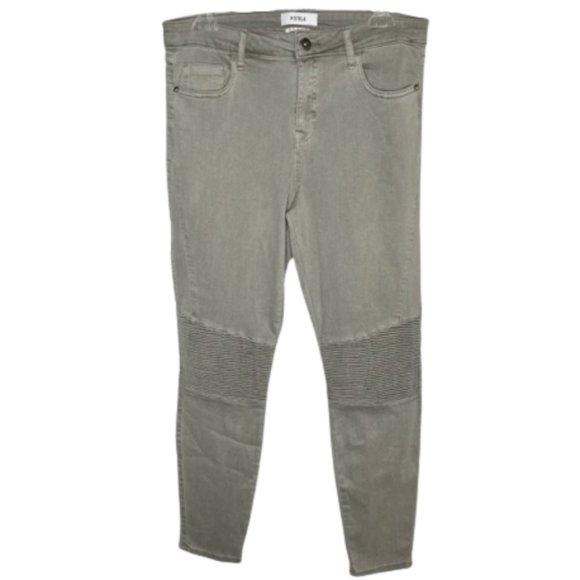 Pistola Audrey Stone Gray High Rise Skinny Ankle Jeans - 32 - Picture 2 of 8